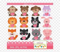 Download Miss Kate Cuttables Valentine Animals Bundle Svg Files Miss Kate Cuttables Valentine Free Transparent Png Clipart Images Download