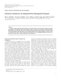 Located in detroit, ehrlich pest control provides pest control services to clients across the country. Pdf Chemical Controls For An Integrated Pest Management Program