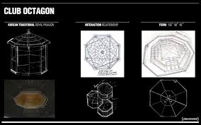 Octagon house plans vintage custom octagonal home design and building blueprint books. Club Octagon Urbantainer Archdaily
