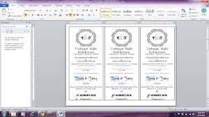 Cara buat kad menggunakan microsoft word. Cara Buat Kad Jemputan Kahwin Guna Microsoft Word Berbagai Bekalan Rumah