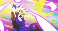 Remember in rof, it hurted gohan to turn super saiyan because he. Gohan Gifs Get The Best Gif On Giphy