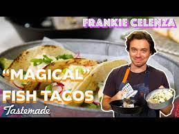 Here's an inside look at part of our show, make this tonight, airing on tastemade tv! The Secret To Sea Bass Tacos I Frankie Celenza Recipes