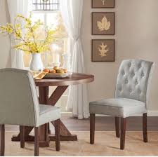 Designed for dining comfort, our ainsley dining chair is tufted along the back and the softly curved seat. Madison Park Marian Tufted Dining Chair Set Of 2 In Cream Grey Olliix Mp108 0558