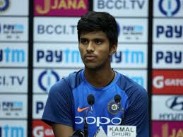 The hard knocks of this world have more effects on washington sundar washington sundar is having the feelings of confidence and optimism. Washington Sundar How India S Youngest Recruit Washington Sundar Is Gearing Up For India Versus West Indies Series Cricket News