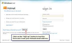 How to get a hotmail account. How To Create Hotmail Account Get A Free Email Address Instructions