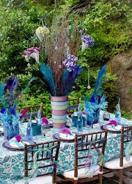 There are various conventional colors 5. Peacock Feathers Dinner Party Party Ideas Photo 1 Of 19 Peacock Birthday Party Peacock Party Theme Peacock Party