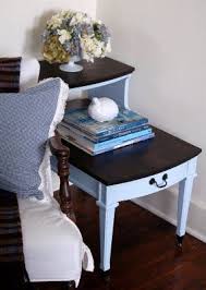 Finally Something Cute To Do With A Phone Table This Is The Best Idea For These Tables Ive Ever Seen This Furniture Furniture Makeover Refurbished Furniture