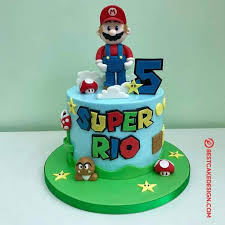 Cake is a form of sweet, baked dessert and a recurring object in the mario franchise. 50 Mario Cake Design Cake Idea October 2019 Mario Cake Mario Birthday Cake Super Mario Cake