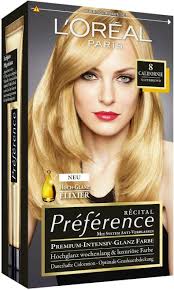 L Oreal Paris Recital Preference Sac Boyasi 8 California Koyu Sari Sac Boyasi Koyu Sarisin Sac
