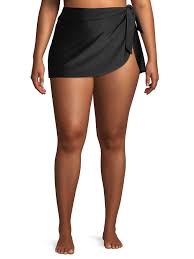 Time and Tru Women's Plus Size Swimsuit Skirt Black SIZE M --P3-- | eBay