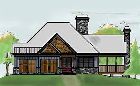 Walkout bat cottage floor plan house plan 35009 cottage style with house plan 99971 cottage style with 1 bedroom house plans one story small 1 story cabin plans and cottage drummond house. One Story Cottage Style House Plan Car Garage House Plans 64425