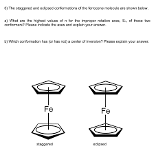A) Eclipsed And Staggered Forms Of Ferrocene. (B) Twisting Of The... |  Download Scientific Diagram