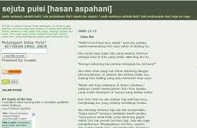Resensi Blog Sejuta Puisi Berjuta Rasa Muhamad Sulhanudin