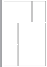 Having students create a graphic novel page (or pages) is a great way to assess a student's. Blank Comic Book Template 3 9 Panel Layouts Draw Your Own Comics Empty Comic Strip Book