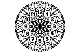 Download Clock Face Svg Cut Files Download Mandala Svg Design