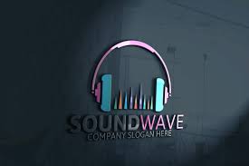Black And White Brand Wave Logo Sound Wave Logo Waves Logo Sound Waves Waves