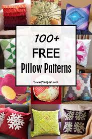 100 Free Pillow Patterns Pillow Pattern Diy Pillows Sewing Cushions