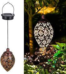 Medium run time, candle brightness our overall favorite hanging solar light is the outdoor black solar candle lantern. Amazon Com Hanging Solar Lights Tom Shine Solar Lantern Led Garden Lights Metal Lamp Waterproof For Outdoor Hanging Decor Tools Home Improvement