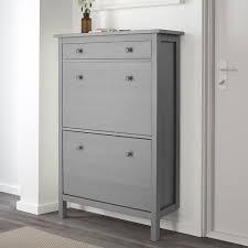 Hemnes Schuhschrank 2fach Grau Lasiert Ikea Deutschland Hemnes Schuhschrank Ikea Schrank Ikea Hemnes Schuhschrank
