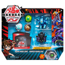 Roll your bakugan for a pop open transformation! Bakugan Battle 5 Pack Aquos Nobilious And Darkus Krakelios Smyths Toys Uk