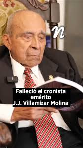 Ha fallecido el Dr. José Joaquín Villamizar Molina a los 95 años, quien por  55 años ejerció la noble tarea de albacea de la memoria histórica de los  municipios San Cristóbal, Andrés