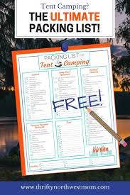 Shop.alwaysreview.com has been visited by 1m+ users in the past month Packing List For Tent Camping Free Printable Thrifty Nw Mom