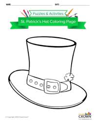 The toy series of the same name is the inspiration for the show. St Patrick S Day Coloring Page Top Hat Coloring Page B W Print Ready