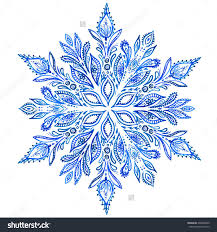 Snowflake Border Blue White Free Google Search Snow Flake Tattoo Wreath Drawing Mandala Pattern
