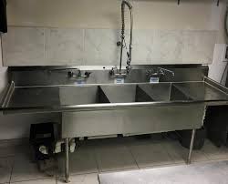 lot amtekco 3 bay stainless steel