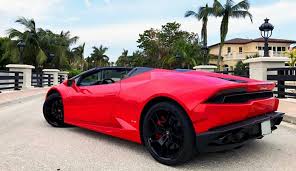 uɾaˈkan) is a sports car manufactured by italian automotive manufacturer lamborghini replacing the previous v10 offering, the gallardo. Rent Lamborghini Huracan Spyder Red 2018 In Miami