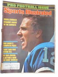 1964 FOOTBALL YEARBOOK MAGAZINE COLLEGE PRO ROGER STAUBACH NAVY KICK OFF