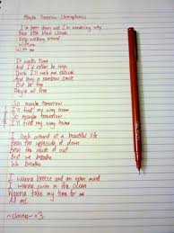 Record a demo of your song. I Write A Song For You Lyrics