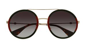 2x getragen, fast neu, schwarz, gibt es aktuell noch bei gucci, neupreis: Gucci Gg0061s 003 Damen Sonnenbrille In Goldfarben Und Grun Apollo Online Shop