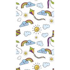 Compra online a nossa oferta de tapetes em fnac.pt. Mustertapete Regenbogen Sonne Und Drachen Tenstickers
