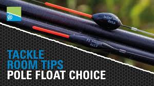 Tackle Room Tips Pole Float Choice