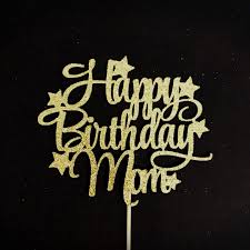 Happy Birthday Mom Cake Topper Mother S Birthday Cake Etsy Happy Birthday Mom Cake Mom Cake Birthday Cake For Father