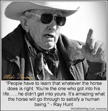 Ray Hunt. RIP The true Legendary Horseman.