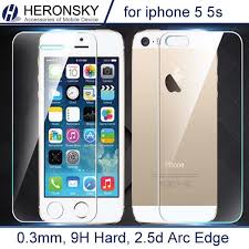 2 Pcs Lot 0 3mm One Front One Back Tempered Glass For Iphone 5 5s 2 5d Arc Edge Screen Protector With Clean T Iphone 5 Screen Protectors Phone Screen Protector