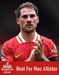 Arne Slot has explained Alexis Mac Allister will not feature in our final  game of the season this weekend due to injury.