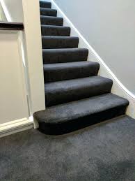 Dark Gray Carpet On Stairs Dark Grey Stair And Landing Installation By Carpet Company Stairs Carpet Dark Gray Grey Carpet Dark Grey Carpet Grey Carpet Hallway