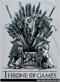 Throne Of Games Geek Games Video Game Art Geek Stuff
