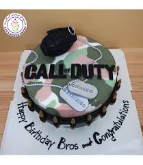 I made this cake for a woman whose son loves to play call of duty, and it was for his birthday. Freshbakes Gaming Entertainment Themes