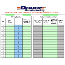 Free Voltage Drop Calculator Dauer Lampen