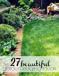 Concrete lawn also known as union lawn, it is the paved concrete area in front of the main edging. Remodelaholic 27 Beautiful Garden Edging Ideas