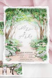 Garden Wedding Invitation Template Forest Wedding Invitation Etsy Garden Wedding Invitations Template Forest Wedding Invitations Garden Wedding Invitations