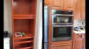 A wall oven microwave combo is exactly what it sounds like: Wall Oven Cabinet Install Wall Oven Combo Youtube