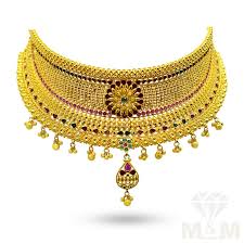 Choker Necklace Gold Necklace Gold Necklace Online Choker Online Gold Choker Online Antique Jewellery Antique Gold