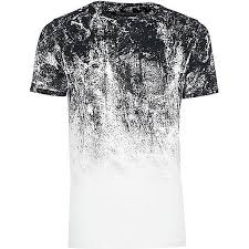 Big And Tall White Glitch Fade T Shirt Print T Shirts T Shirts Vests Men Mens Tshirts Shirt Print Design Mens Shirts