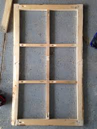 Diy window pane coffee table. Old Antique Window Frame Diy From Scrap Wood Diy At Needles And Nails