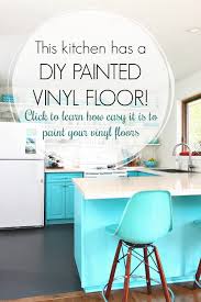 a vinyl floor diy painted floors